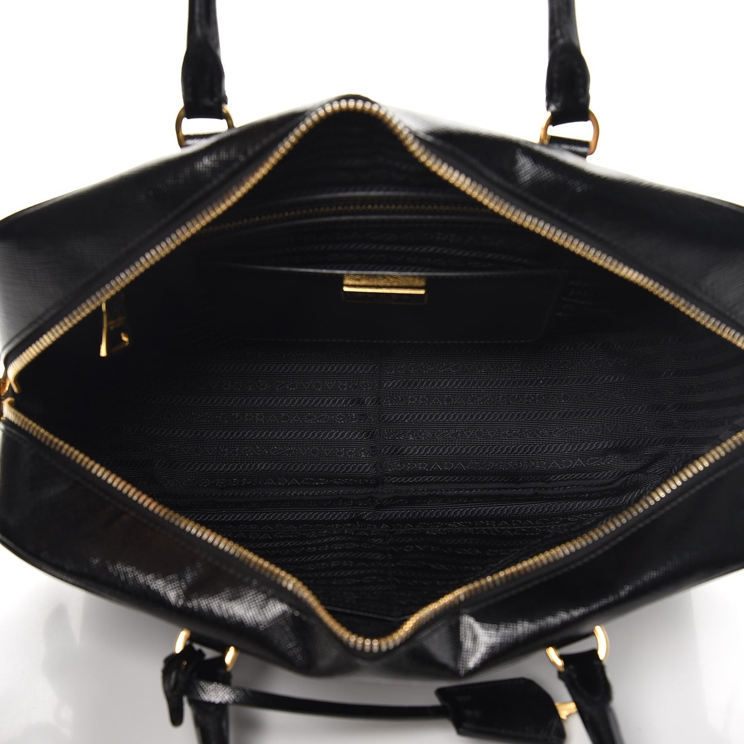 Saffiano Vernice Bauletto Black