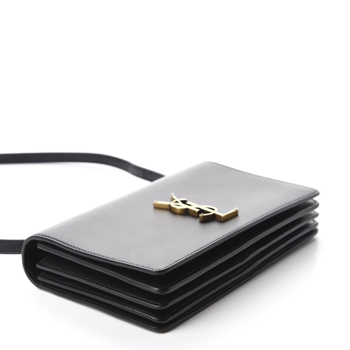 Calfskin Monogram Small Dylan Shoulder Bag Black