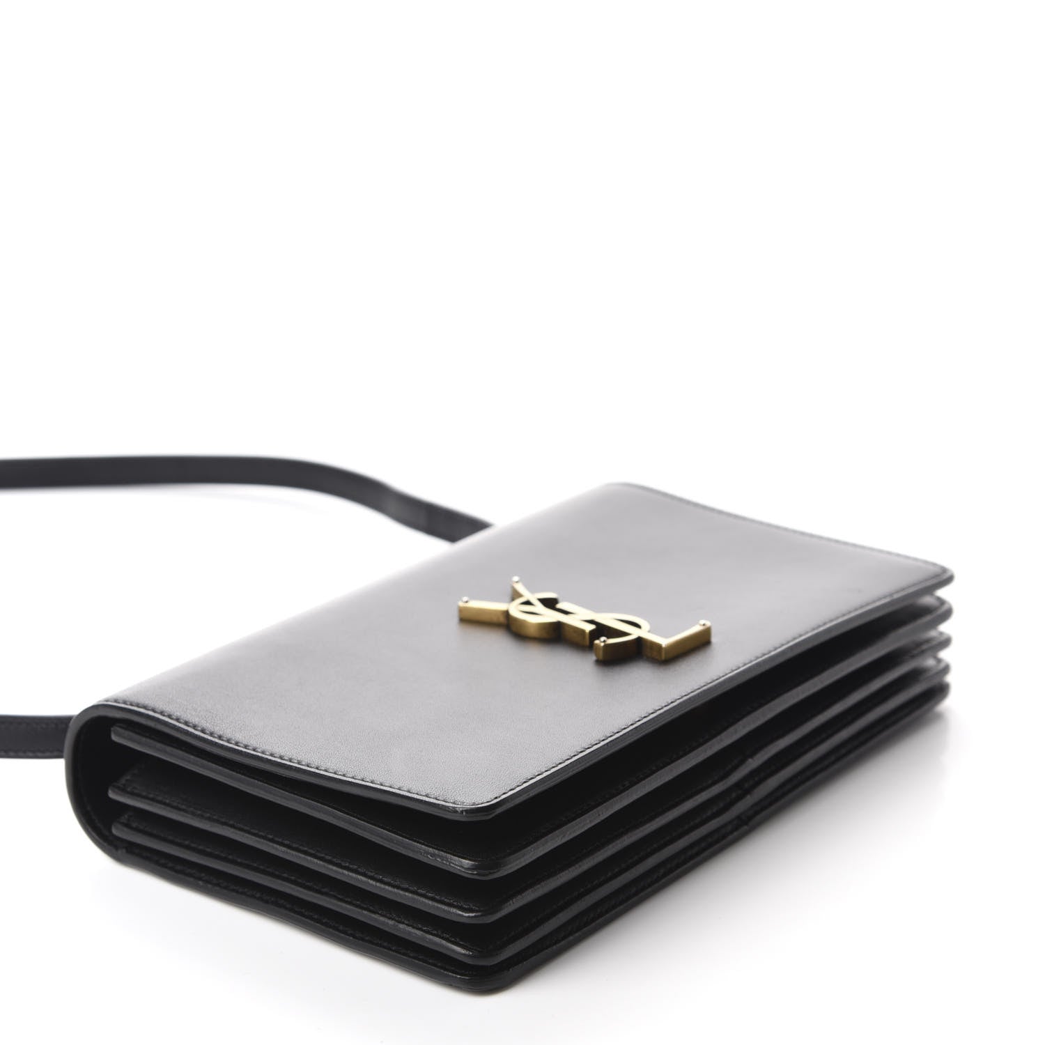 Saint Laurent Calfskin Monogram Small Dylan Shoulder Bag Black 4 of 11