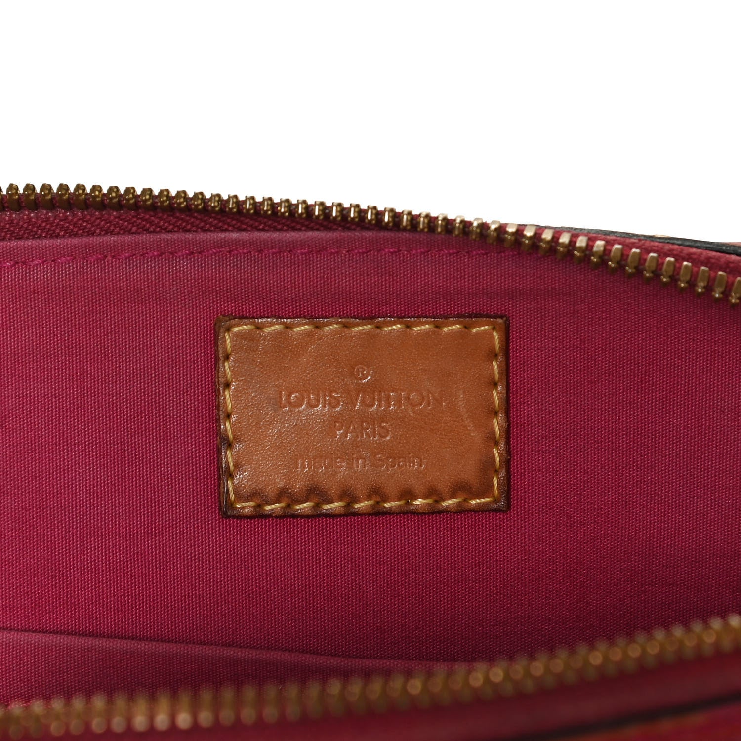 Louis Vuitton Vernis Alma BB Cherry 5 of 8
