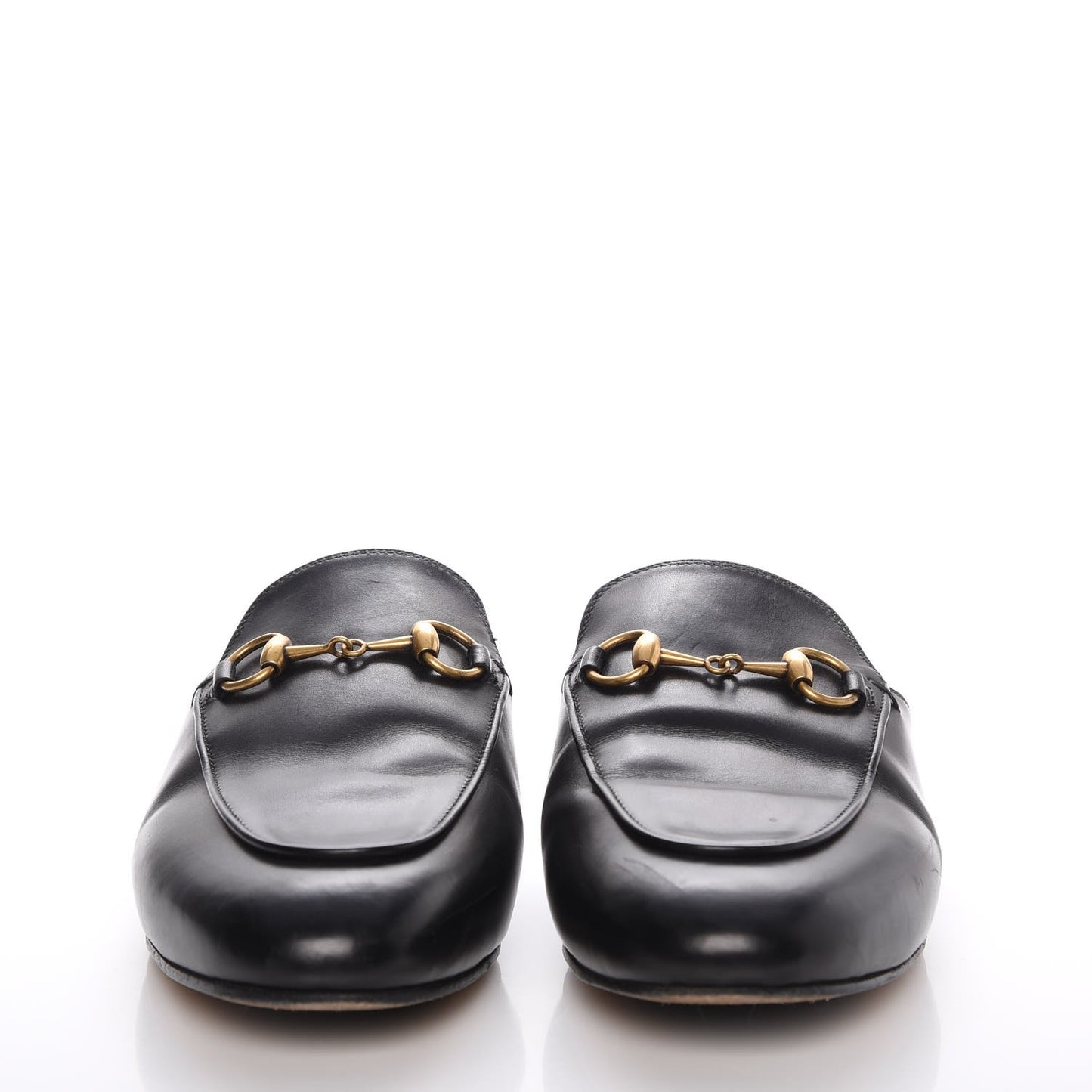 Calfskin Womens Princetown Slippers 36 Black