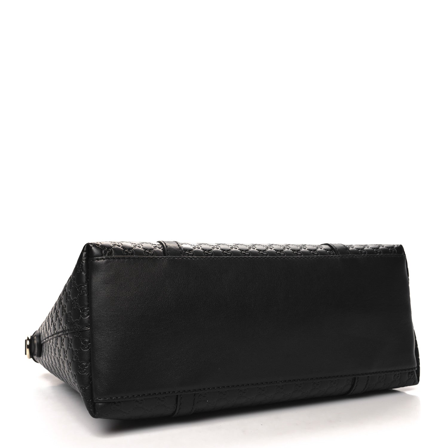 Gucci Soft Microguccissima Small Zippered Satchel Black 4 of 10