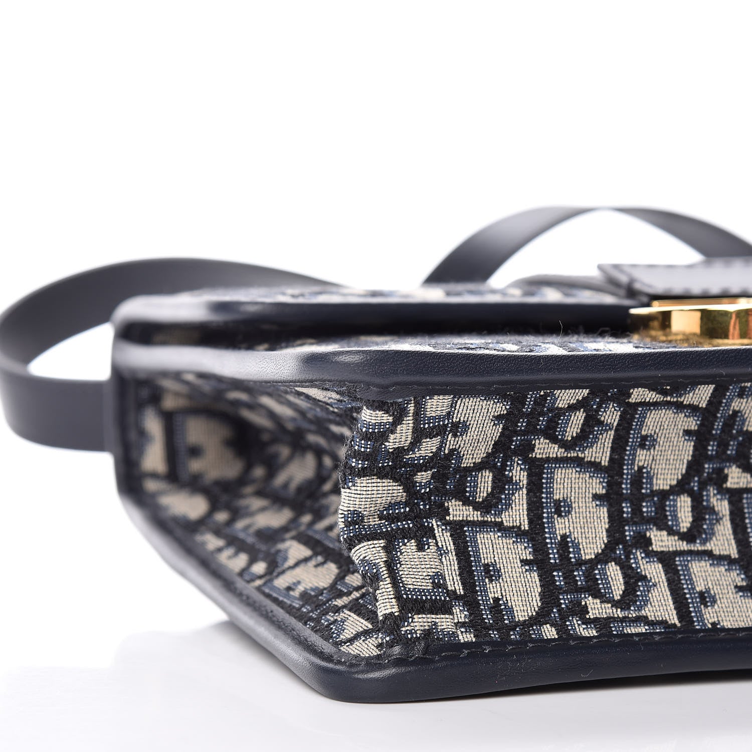 Christian Dior Oblique 30 Montaigne Flap Bag Blue 8 of 10