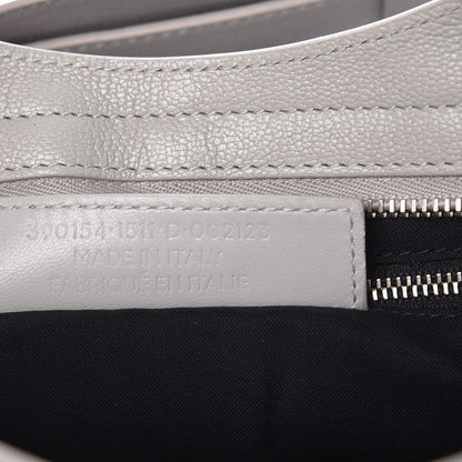 Balenciaga Chevre Silver Metallic Edge Hardware City Gris Glace 7 of 8