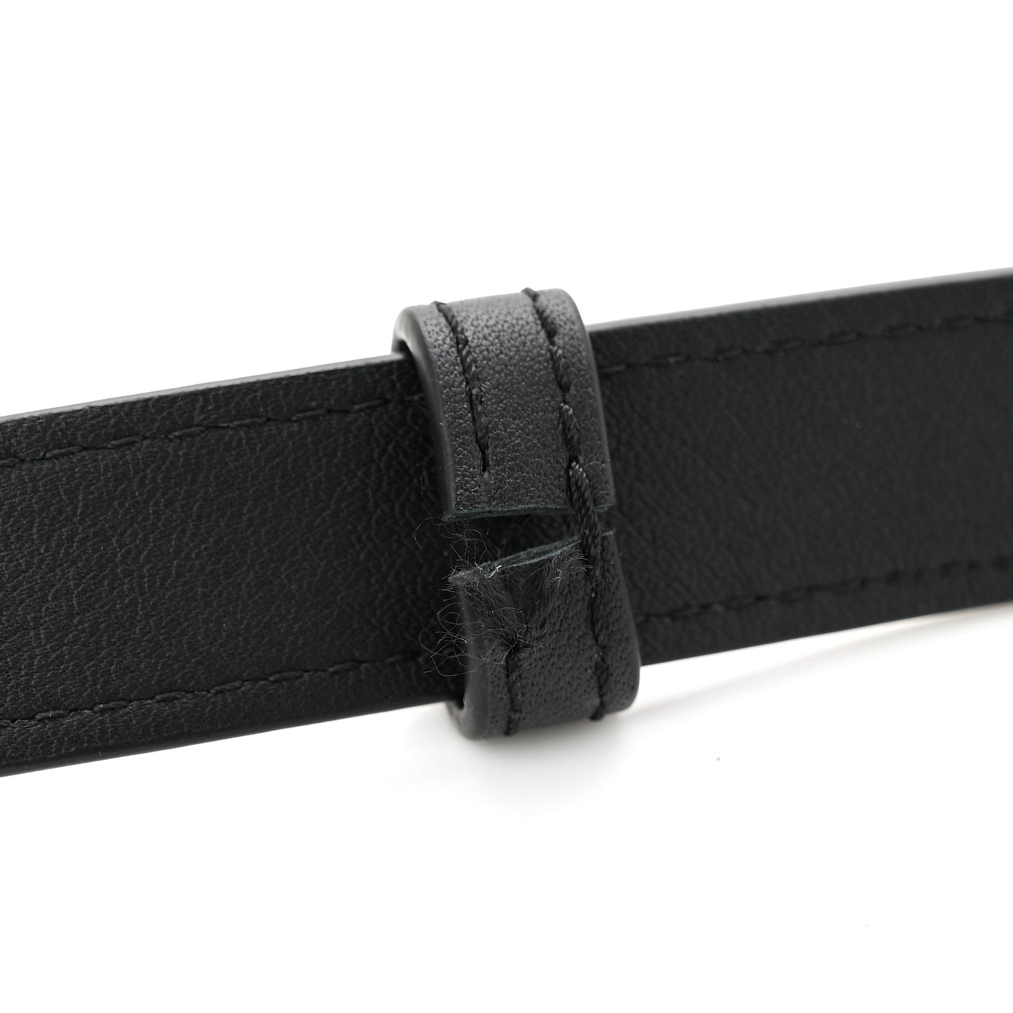 Calfskin Small Puzzle Edge Bag Black