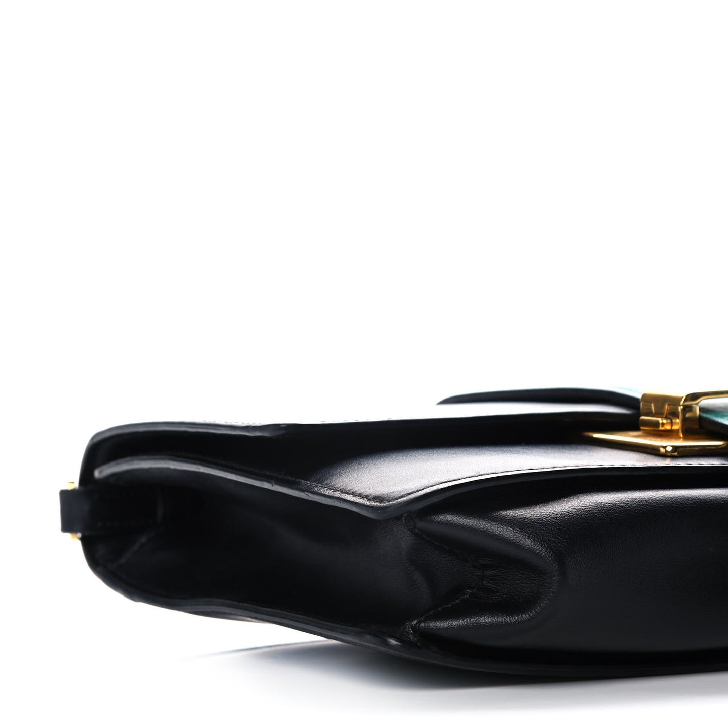 City Calf Ribbon Bag Marmo Black Giada