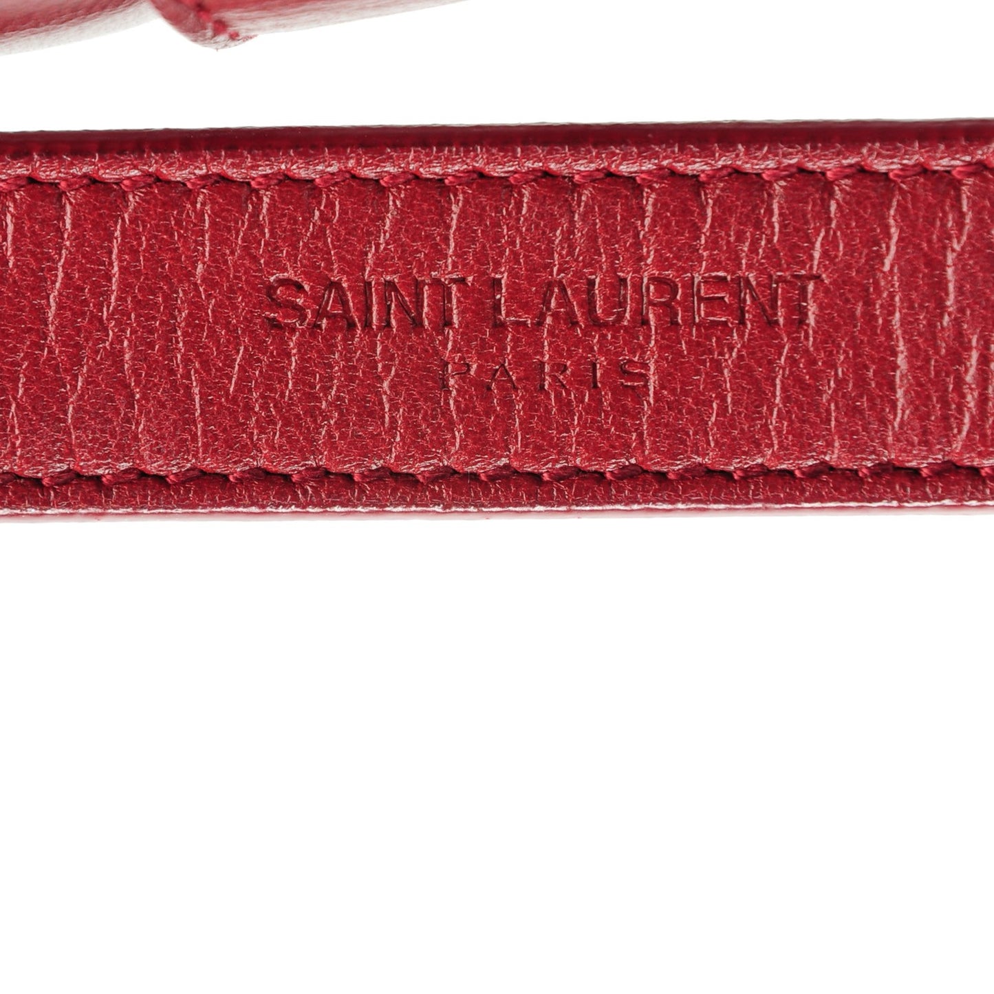 Lambskin Matelasse Chevron Small Monogram Satchel Oxblood