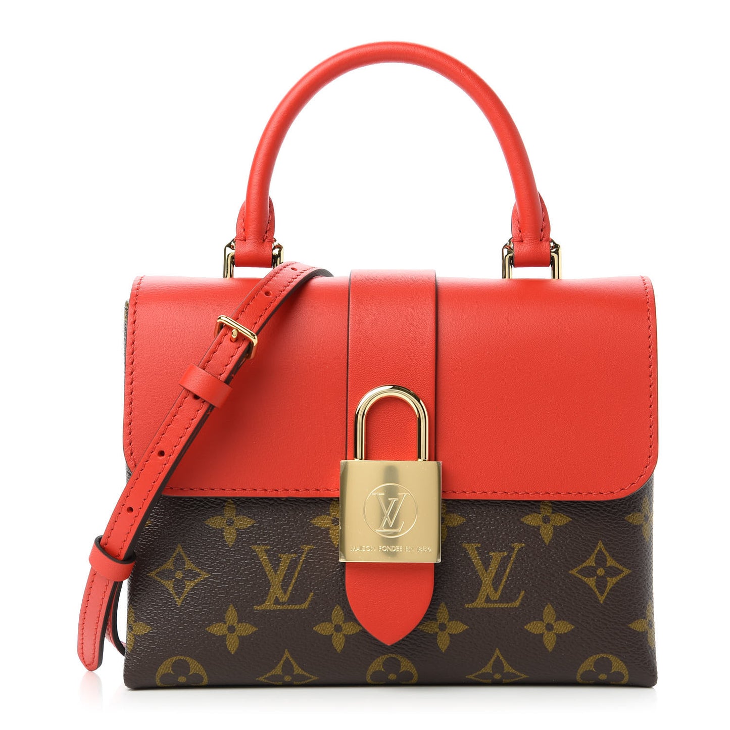 Monogram Locky BB Coquelicot