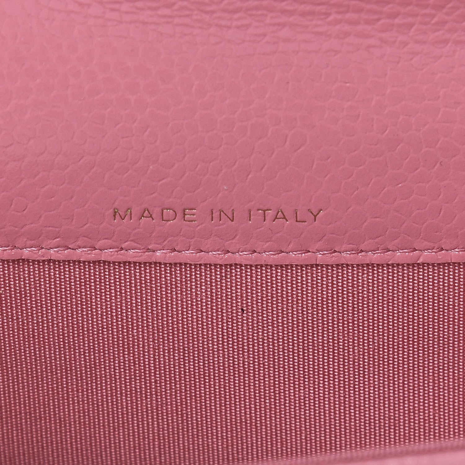 Chanel Caviar Camellia Embossed Card Holder Wallet Pink 7 of 9