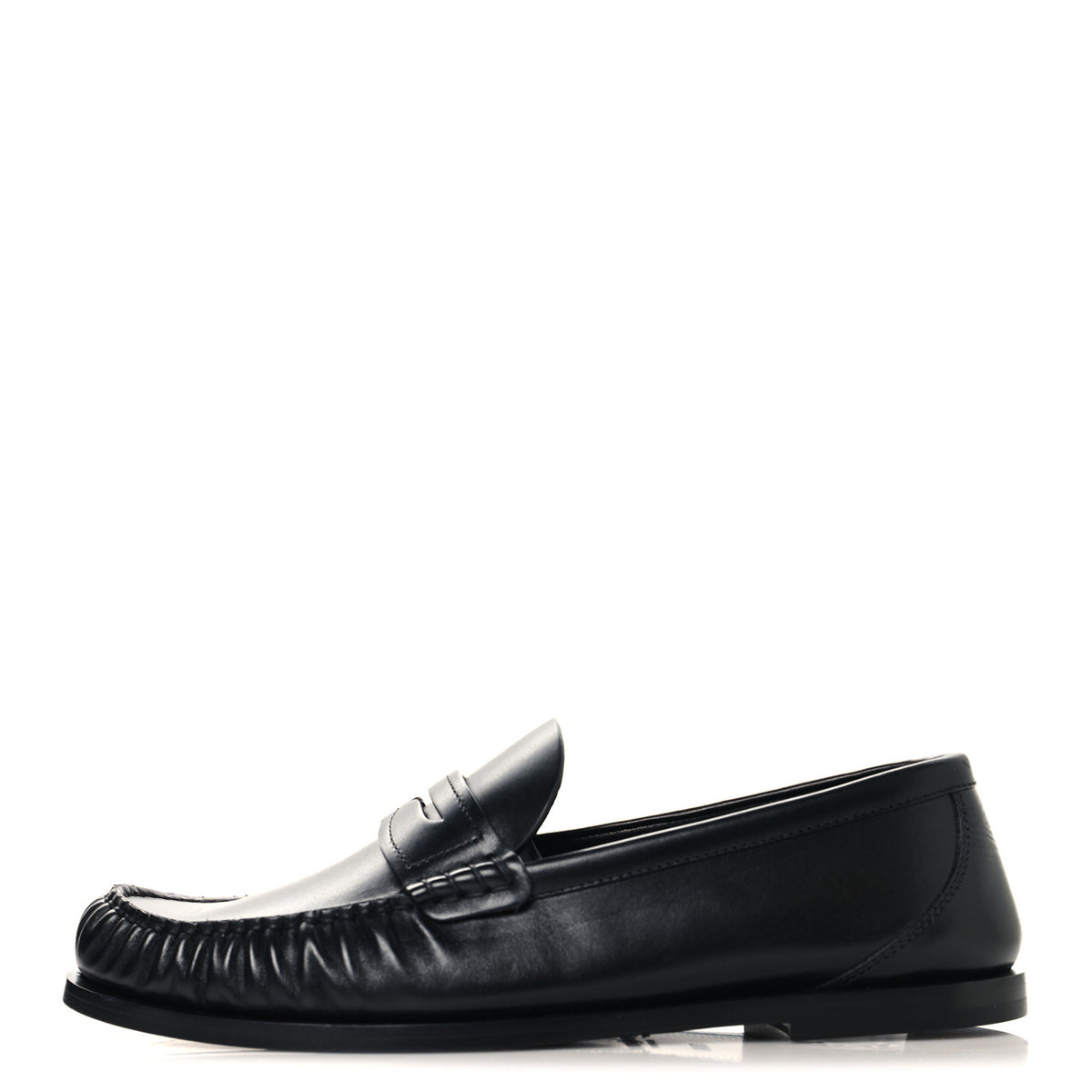 Saint Laurent Calfskin Le Loafer 15 Moccasin 38.5 Black 1 of 9