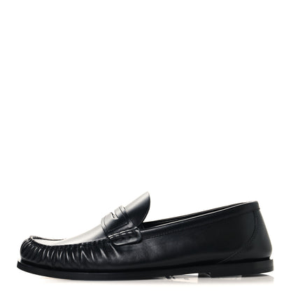 Saint Laurent Calfskin Le Loafer 15 Moccasin 38.5 Black 1 of 9