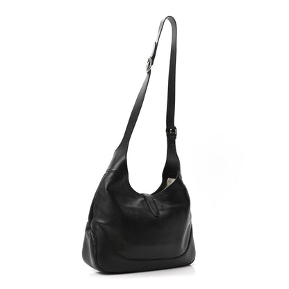 Gucci Calfskin Medium New Jackie Shoulder Bag Black 3 of 10