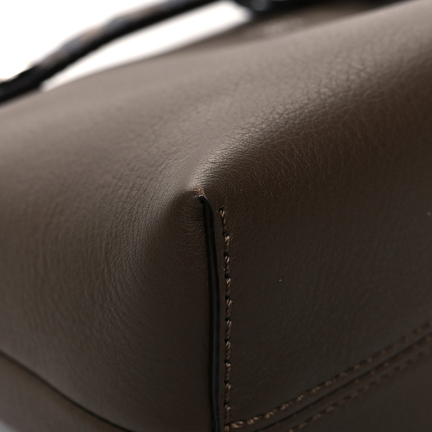 Vitello Dolce Bi-Color FF 1974 Embossed Mini By The Way Boston Bag Maya Black