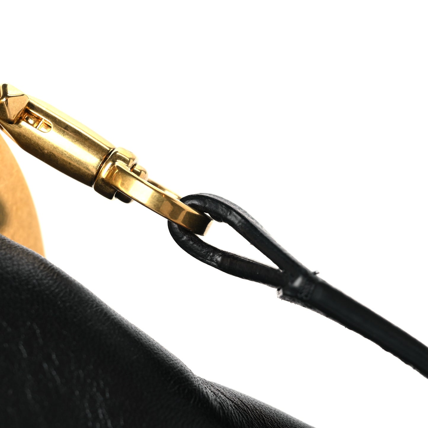 Calfskin Supervee Clutch Black