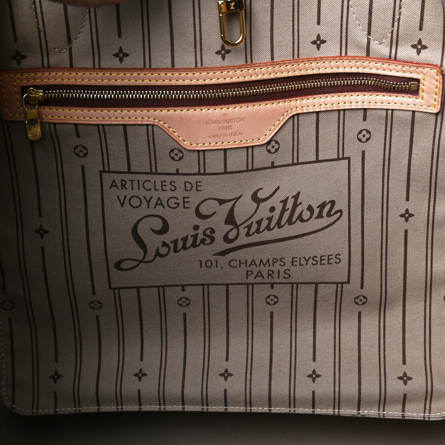 Louis Vuitton Monogram Neverfull GM 7 of 17