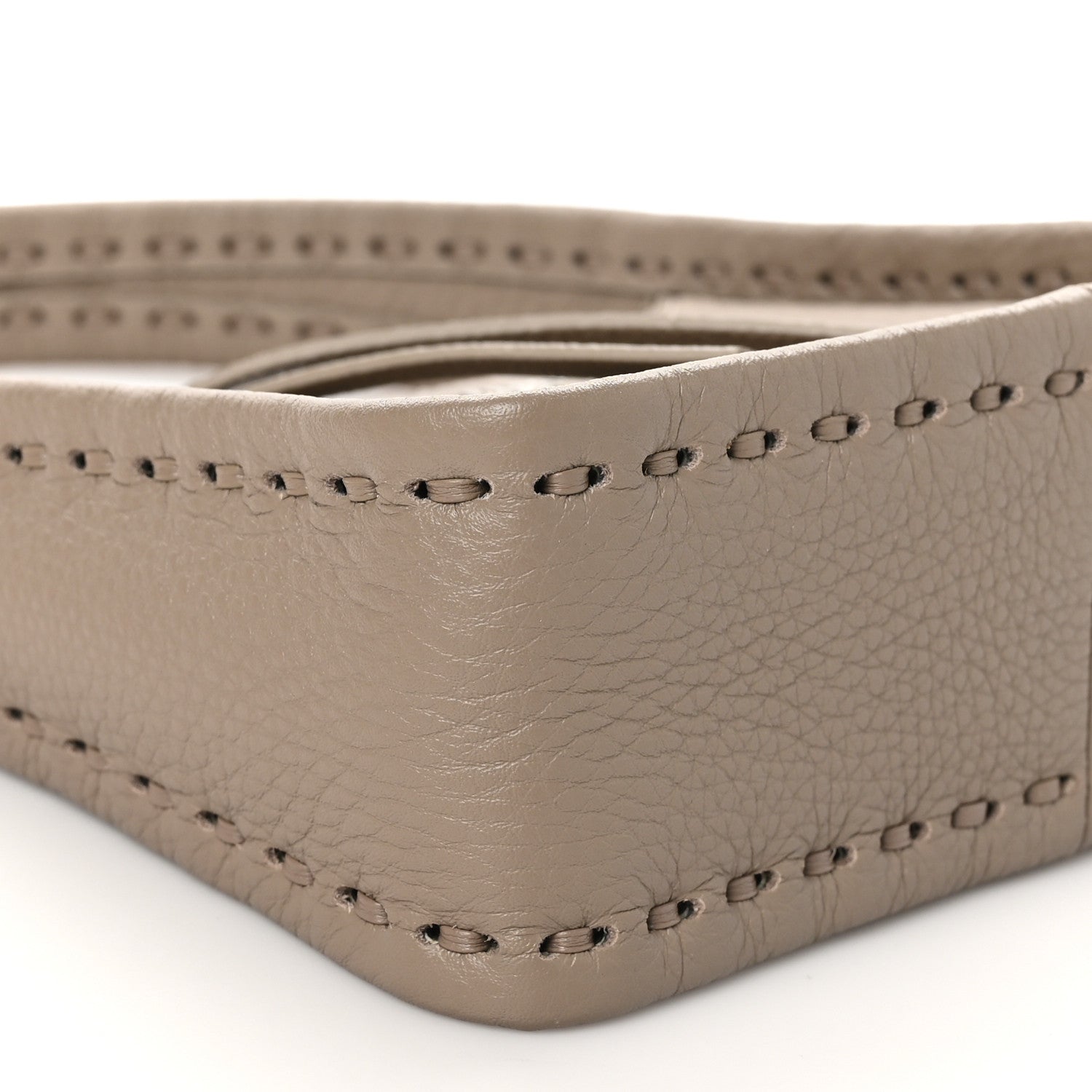 Fendi Cuoio Roma Sellerissima Nappa Sintetica Tape Stitch Mini Fendessence Shoulder Bag Fettuccia Corda 8 of 9