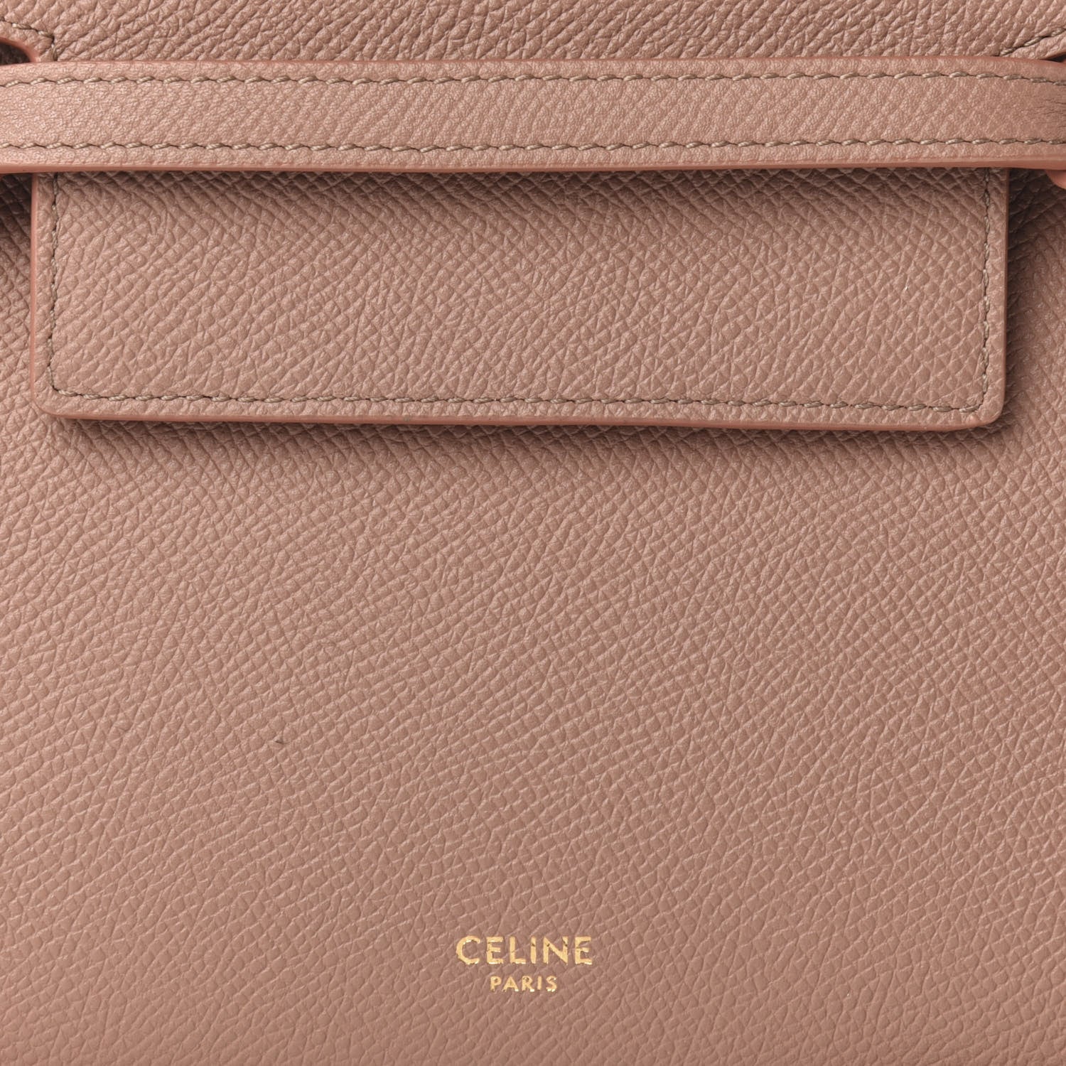 Celine Grained Calfskin Nano Belt Bag Antique Rose 10 of 10