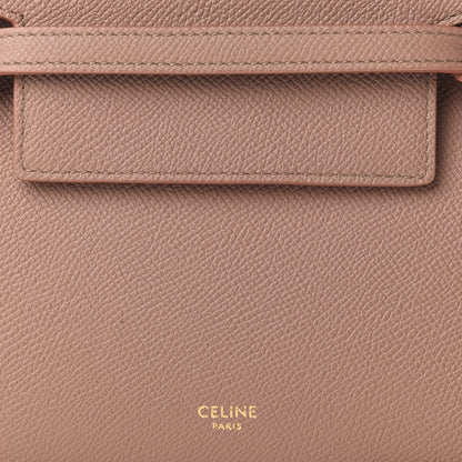 Celine Grained Calfskin Nano Belt Bag Antique Rose 10 of 10