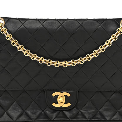 Chanel Lambskin Quilted Small Double Flap Black 9 of 13