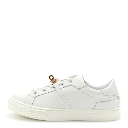 Hermes Calfskin Day Sneakers 39 White 1 of 9