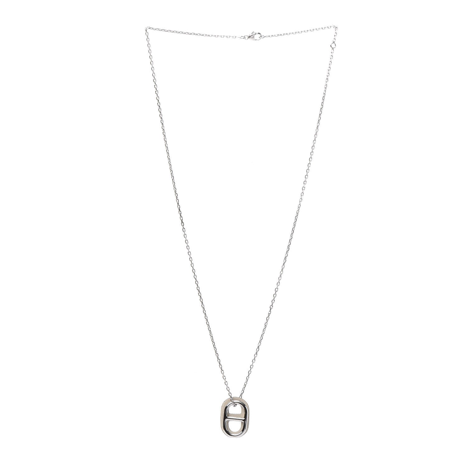 Hermes Swift O'Maillon Pendant Necklace Nata 3 of 8