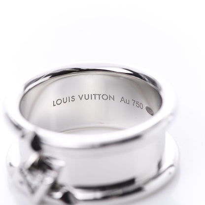 Louis Vuitton 18K White Gold Diamond Volt One Band Ring 55 7.25 4 of 6