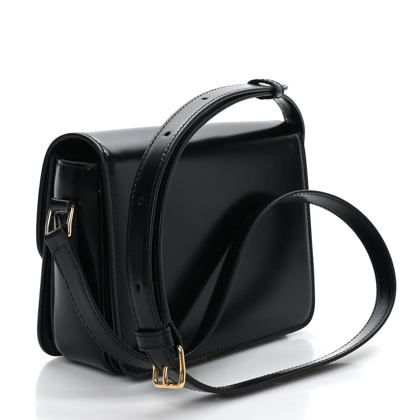 Shiny Calfskin Teen Triomphe Black