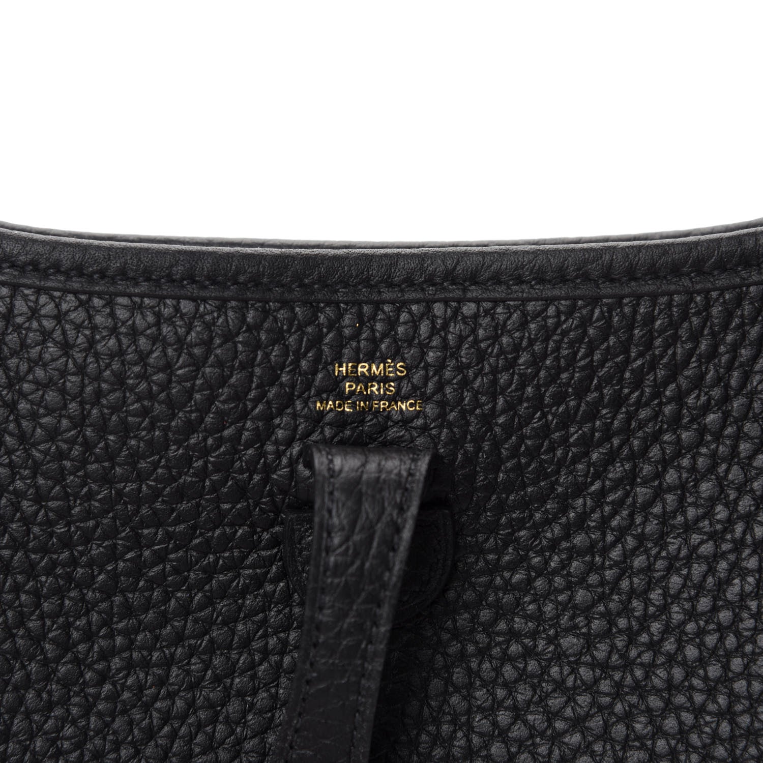 Hermes Taurillon Clemence Evelyne TPM Black 8 of 11