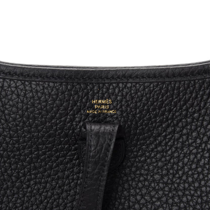 Hermes Taurillon Clemence Evelyne TPM Black 8 of 11