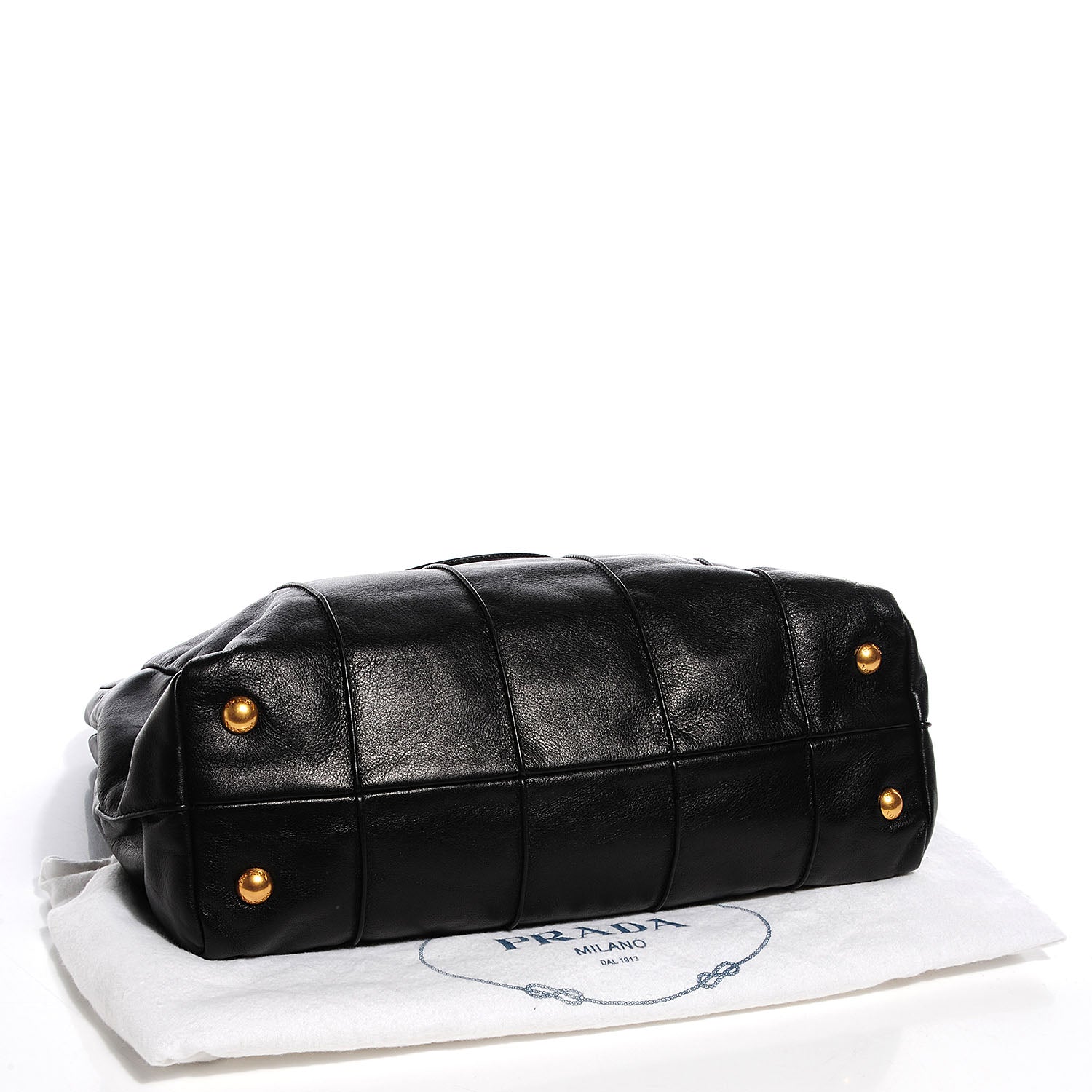Prada Soft Calf Frame Tote Nero Black 4 of 11