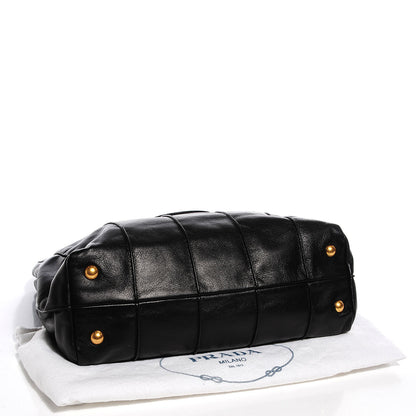 Prada Soft Calf Frame Tote Nero Black 4 of 11