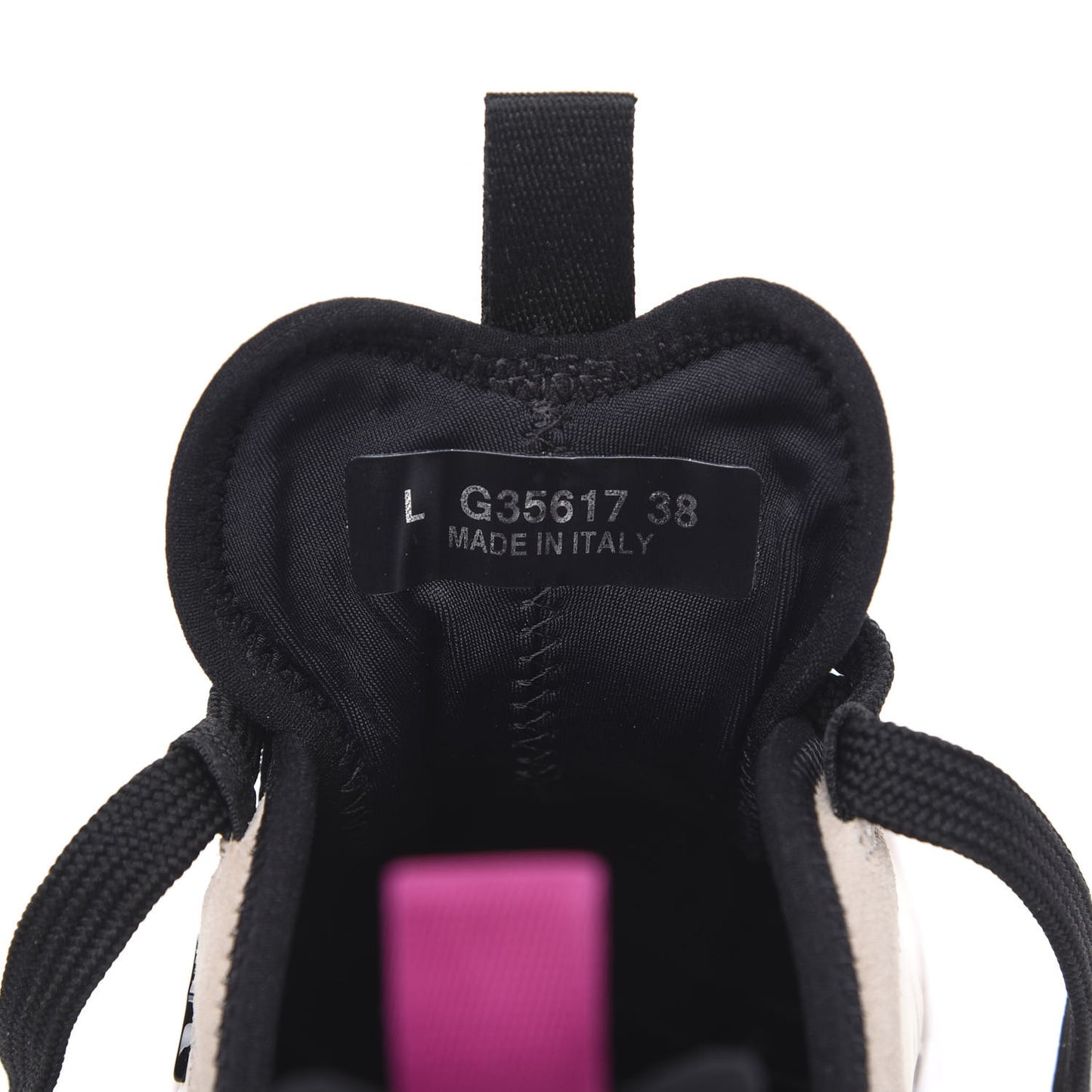 Suede Calfskin Nylon Grosgrain CC Sneakers 38 Beige Pink