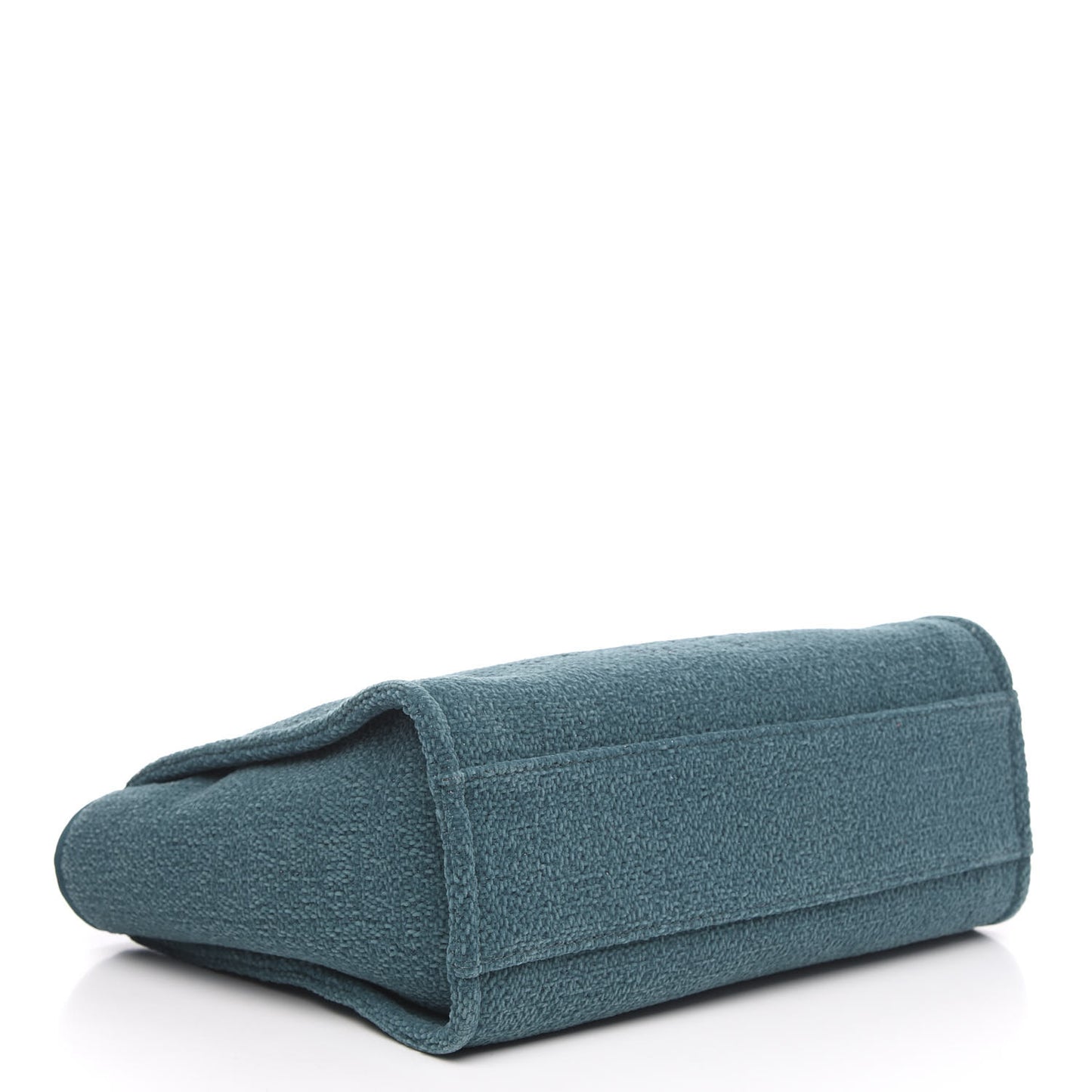 Lurex Boucle Small Deauville Tote Turquoise