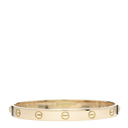Cartier 18K Yellow Gold LOVE Bracelet 18 1 of 7