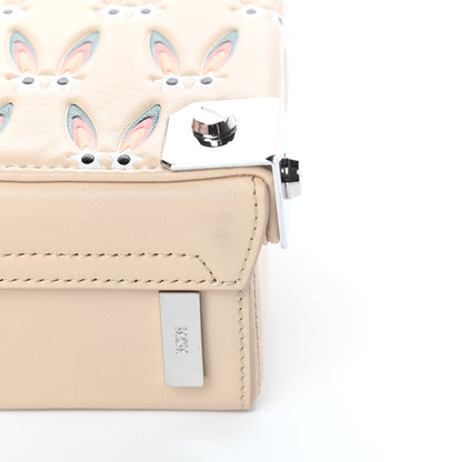 MCM Lambskin Star Eyed Bunny Small Berlin Crossbody Natural 11 of 12