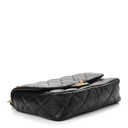 Chanel Lambskin Quilted Large CC Funky Town Flap Black 4 of 10