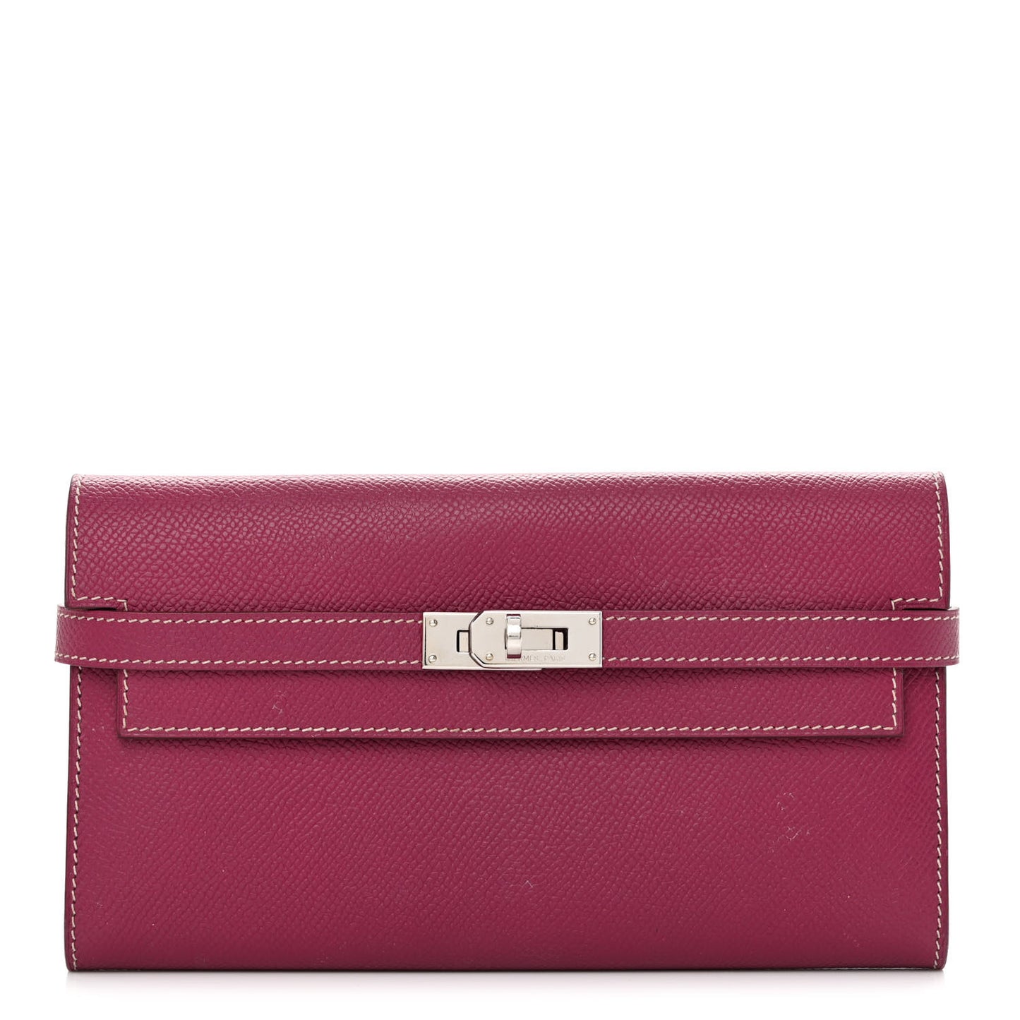 Epsom Candy Kelly Longue Wallet Tosca Rose Tyrien