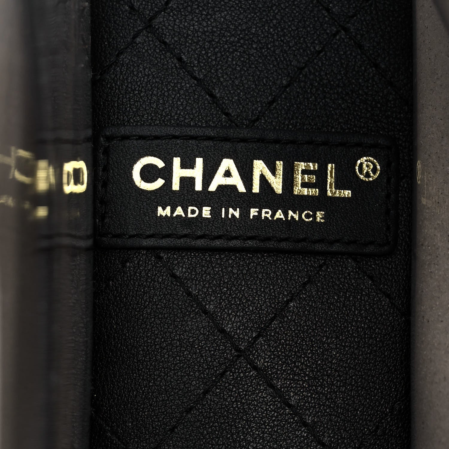 Chanel Lambskin PVC Medium Coco Sand Flap Black 6 of 9