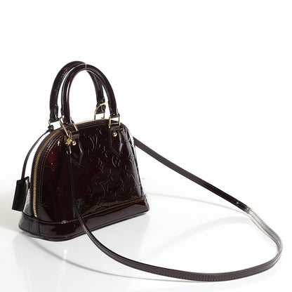 Louis Vuitton Vernis Alma BB Amarante 3 of 7
