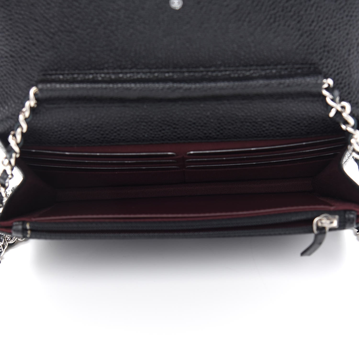 Chanel Caviar Quilted Wallet On Chain WOC Black 5 of 10