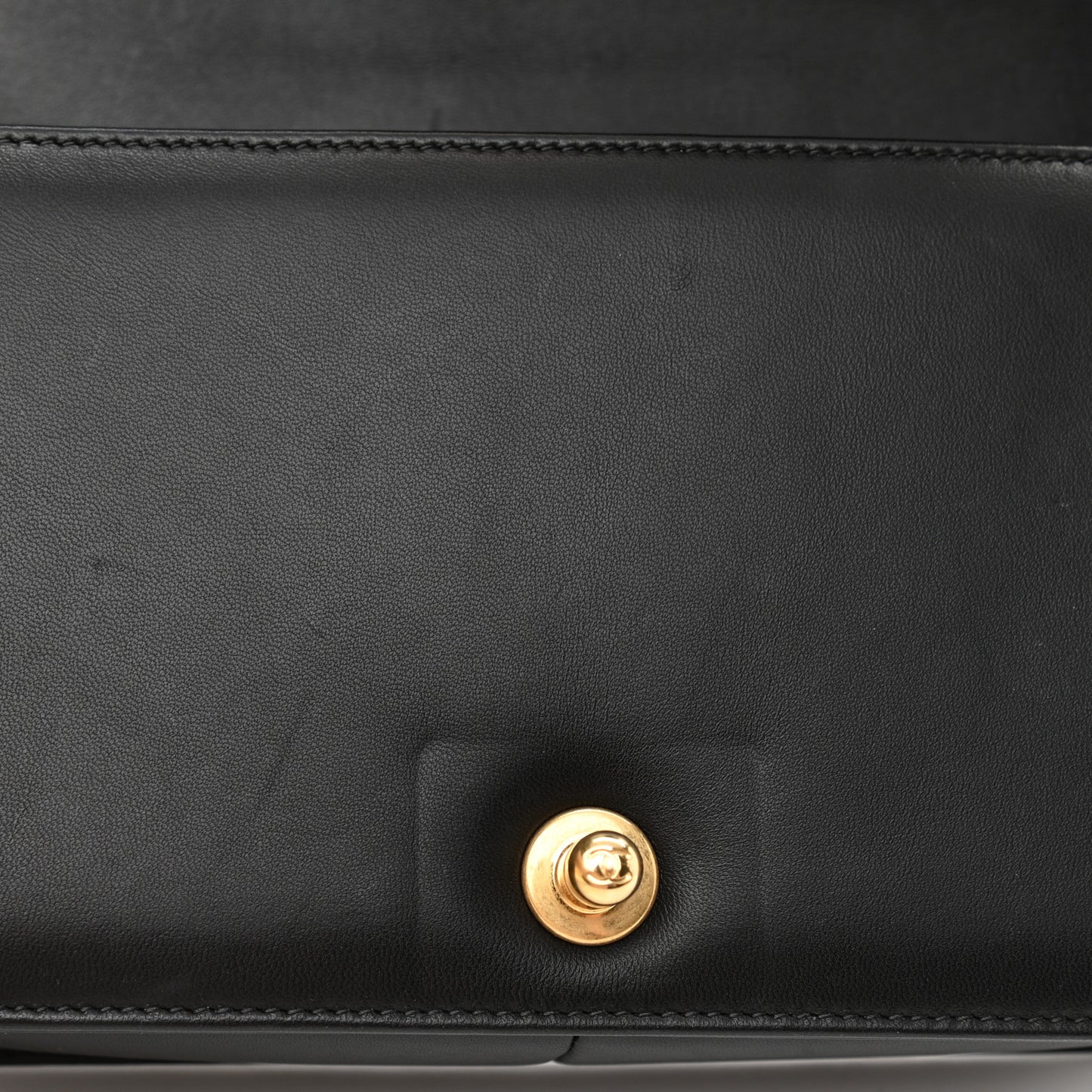 Lambskin Quilted Medium Boy Flap Black