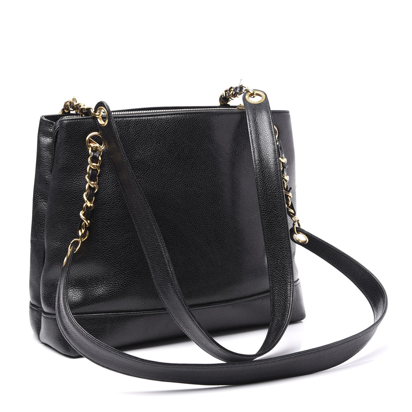Lambskin CC Shoulder Bag Black