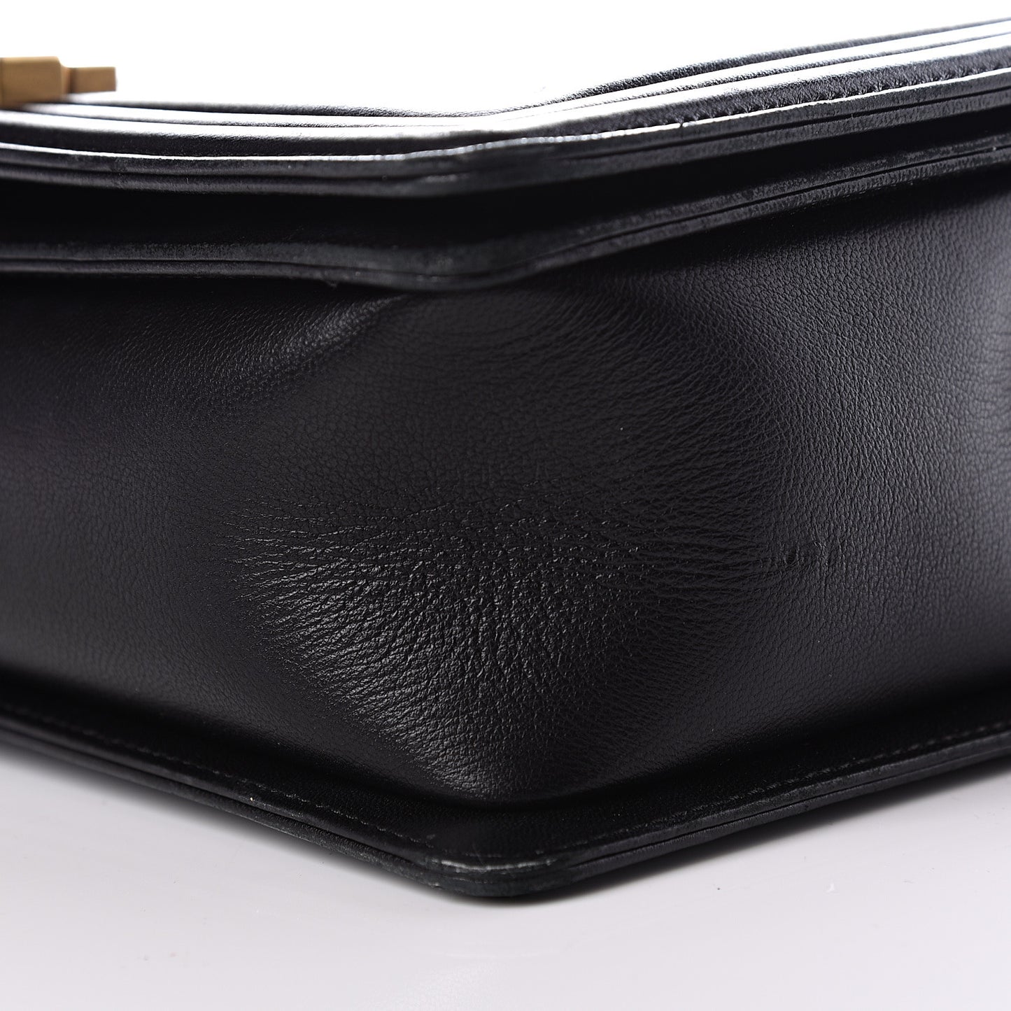 Lambskin Quilted New Medium Boy Flap Black
