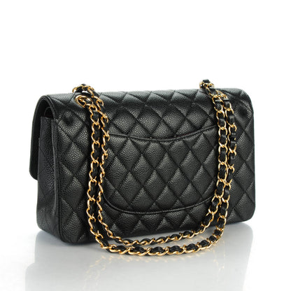 Chanel Caviar Quilted Medium Double Flap Black 3 of 7