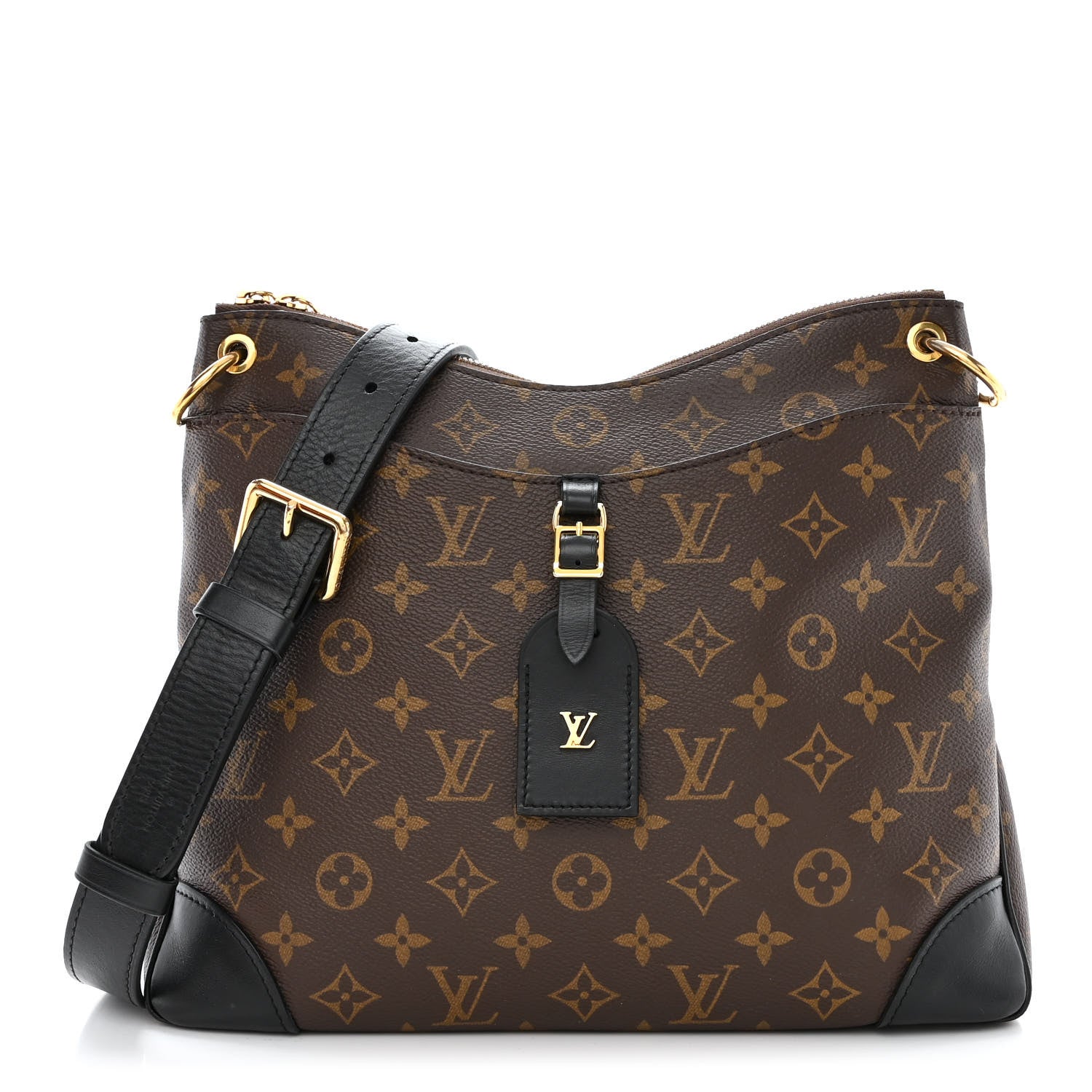 Louis Vuitton Monogram Odeon MM Black 1 of 9