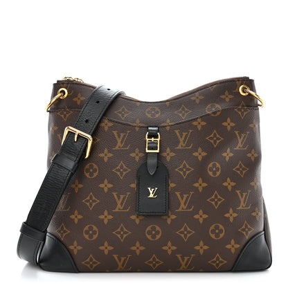 Louis Vuitton Monogram Odeon MM Black 1 of 9