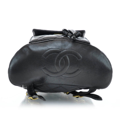 Chanel Lambskin Quilted Backpack Black 5 of 10