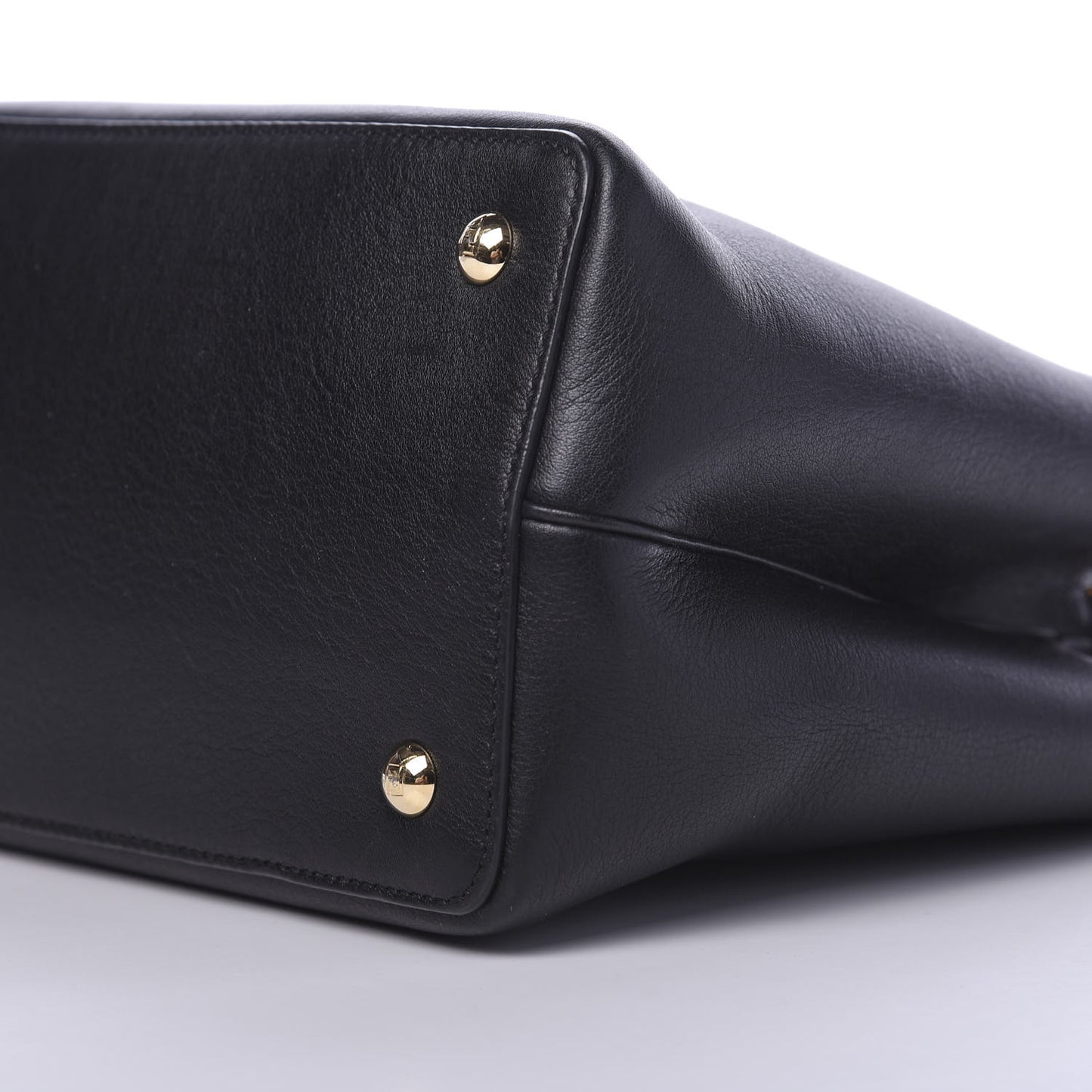 Vitello Dolce Century Petite 2Jours Tote Black Carbone