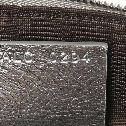 Givenchy Metallic Calfskin 4G Liquid Pouch Silver 7 of 8