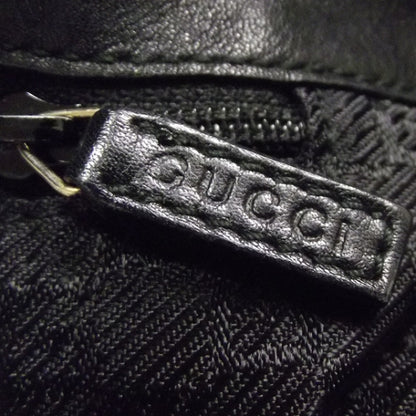Gucci Leather Chain Shoulder Bag Black 10 of 10